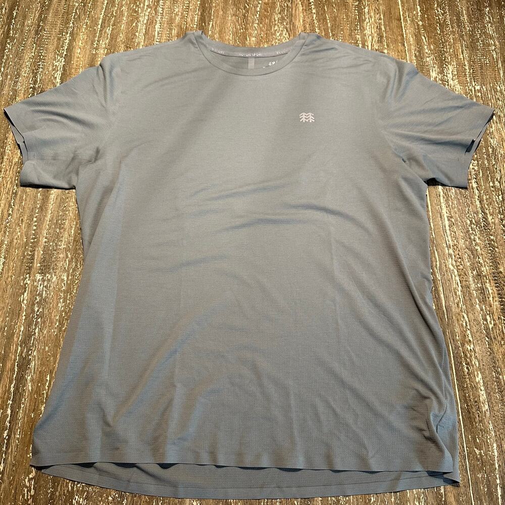 Kolon Sport Moisture Wicking Workout Top Shirt Gray Men’s Size XL